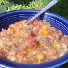 Vegetable-Beef Barley Soup (Crock Pot)