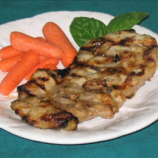 Grilled Peachy Mustard Ribs or Pork Chops