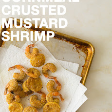 Cornmeal Crusted Mustard Shrimp