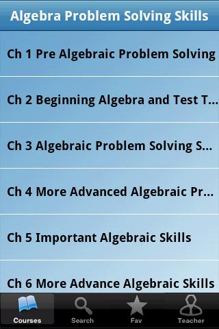 【免費教育App】Algebra Problem Solving Skills-APP點子