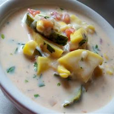Mexican Zucchini Cheese Soup