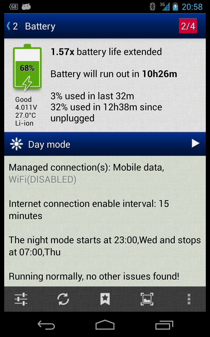 Android application 2 Battery Pro - Battery Saver screenshort