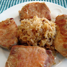 Berta's Chops & Sauerkraut
