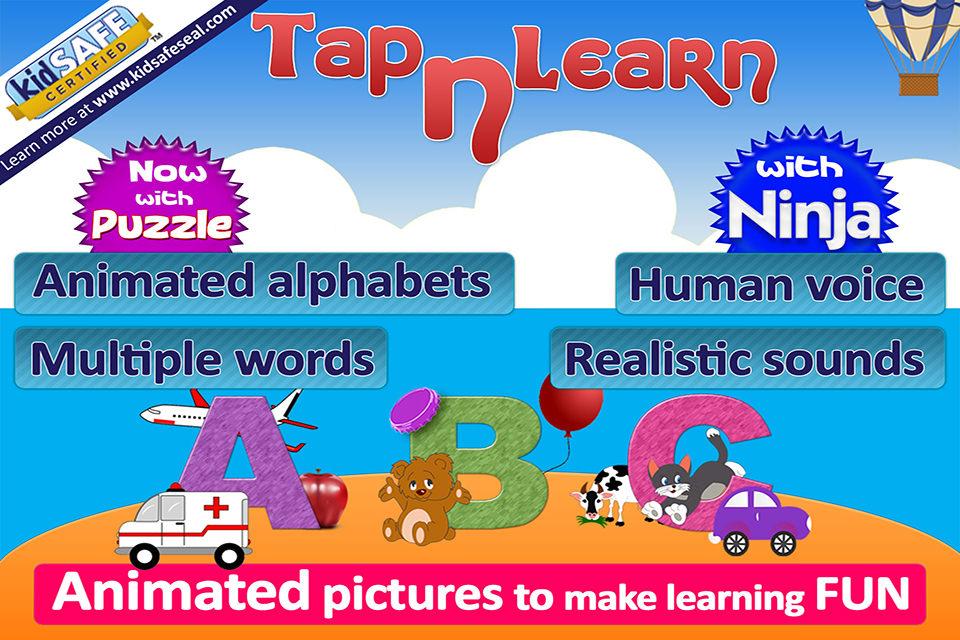 Android application ABC for kids,animated alphabet screenshort