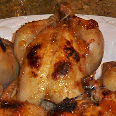 Cornish Game Hens with Apricot & Date Couscous Stuffing