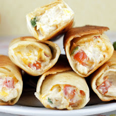 Chubby Chicken and Cream Cheese Taquitos