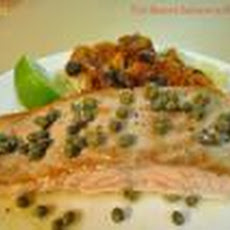 Pan Seared Salmon With Capers
