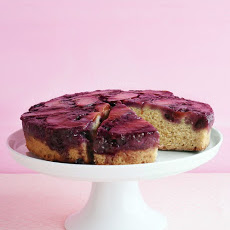 Plum Blueberry Upside-Down Cake