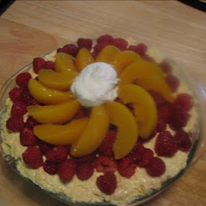 Raspberry and Peach Trifle