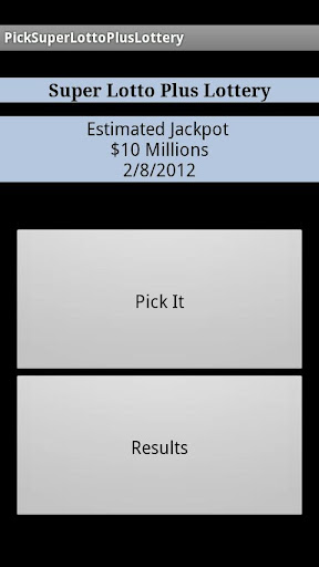 Pick Lottery SuperLottoPlus CA