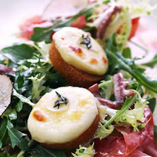 Prosciutto and Crottin Cheese Salad Recipe