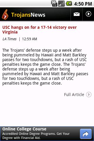 trojans-news for android screenshot