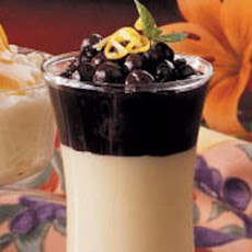 Blueberry-Topped Custard