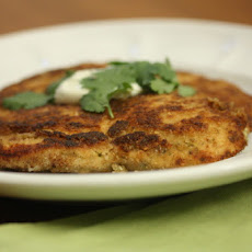 Cilantro Chicken Milanese with Raita