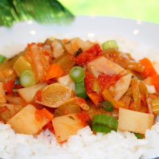 Stewed Leeks With Tomatoes