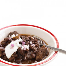 Slow-Cooker Beef and Black-Bean Chili