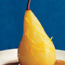 Citrus-Caramel Poached Pears