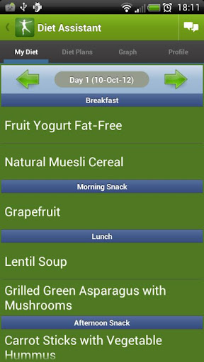 diet-assistant-weight-loss for android screenshot