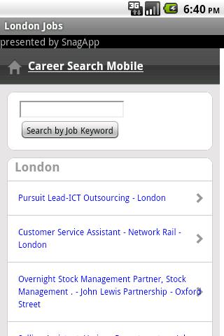 London Jobs