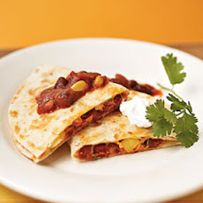 Mango, Chicken, and Chorizo Quesadillas