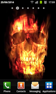 How to install Skull Of Fire Live Wallpaper 1.00 apk for android