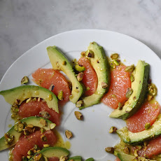 Asparagus and Grapefruit Salad with Pistachio Vinaigrette