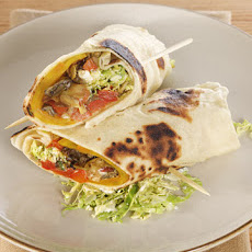 Pan-Grilled Flatbread with Mushrooms and Autumn Vegetables