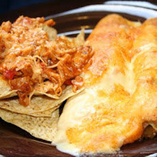 Shredded Barbecue Chicken and Chips