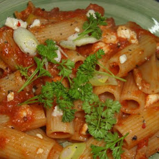 Greek Tomato Penne Pasta
