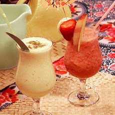 Banana Strawberry Peach Daiquiri