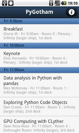 PyGotham Conference App