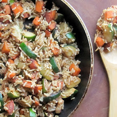 Brown Rice With Carrot & Zucchini