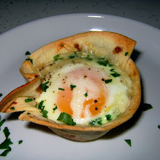 Tortilla Baked Eggs