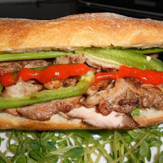 Caramelized Chicken Banh Mi