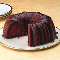 Chocolate Cherry Cake with Rum Ganache