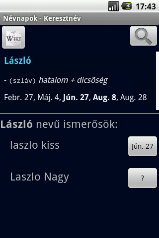 免費下載工具APP|Névnapok - Hungarian Namedays app開箱文|APP開箱王