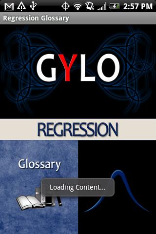 Regression Glossary