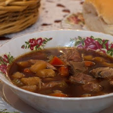 Lamb Shank and Barley Soup