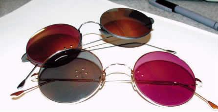gafas redondas para corregir dislexia