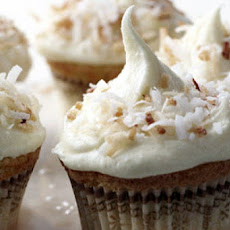 Coconut Chiffon Cupcakes With Marshmallow Frosting