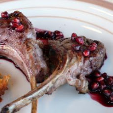 Grilled Lamb Chops with Pomegranate-Port Reduction