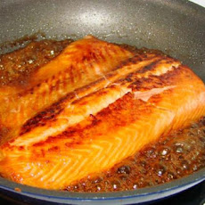Salmon With Bourbon and Brown Sugar Glaze