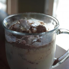 Vanilla Ice Cream With Sweet Cocoa Crystals