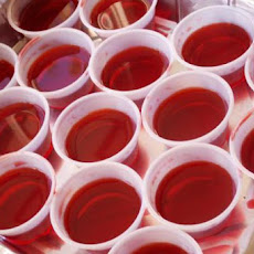 Berry Sour Apple Jello Shots
