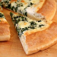 Parmesan Spinach Pizza