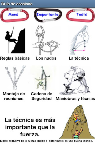 Guía de escalada