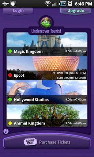 Disney World Wait Times Lite