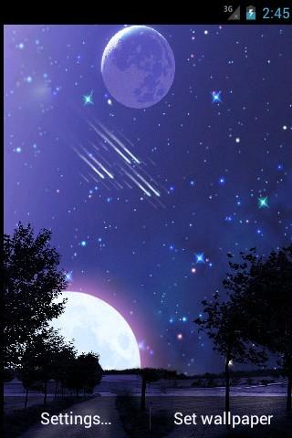 meteor live wallpaper