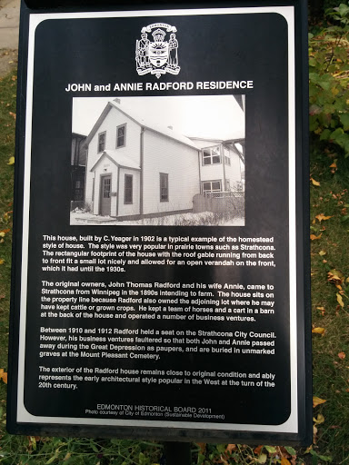 John and Annie Radford Residence