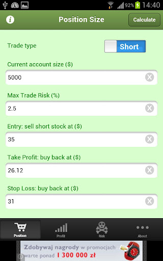 Stocks Calc Lite